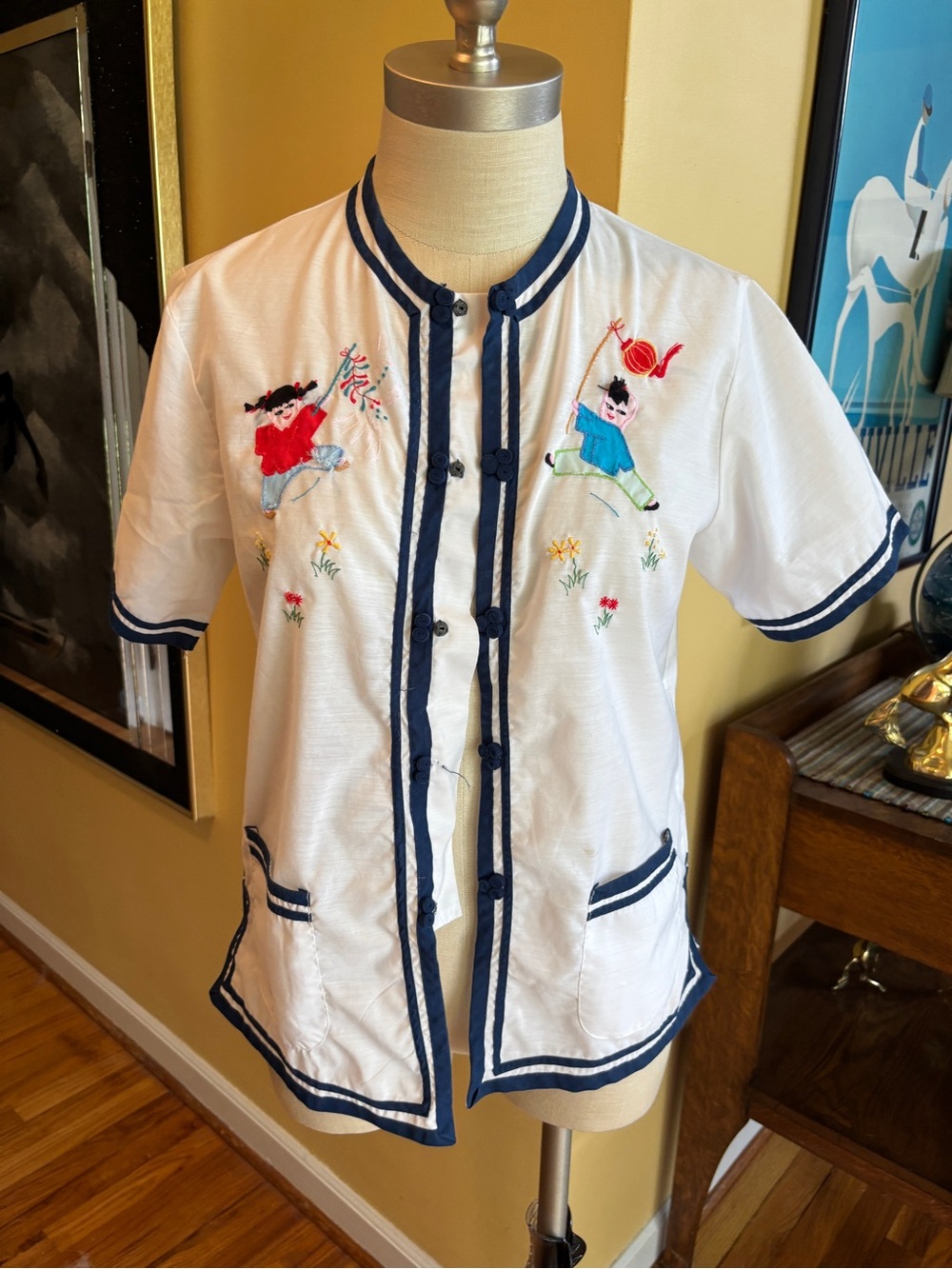 vintage pajama top
